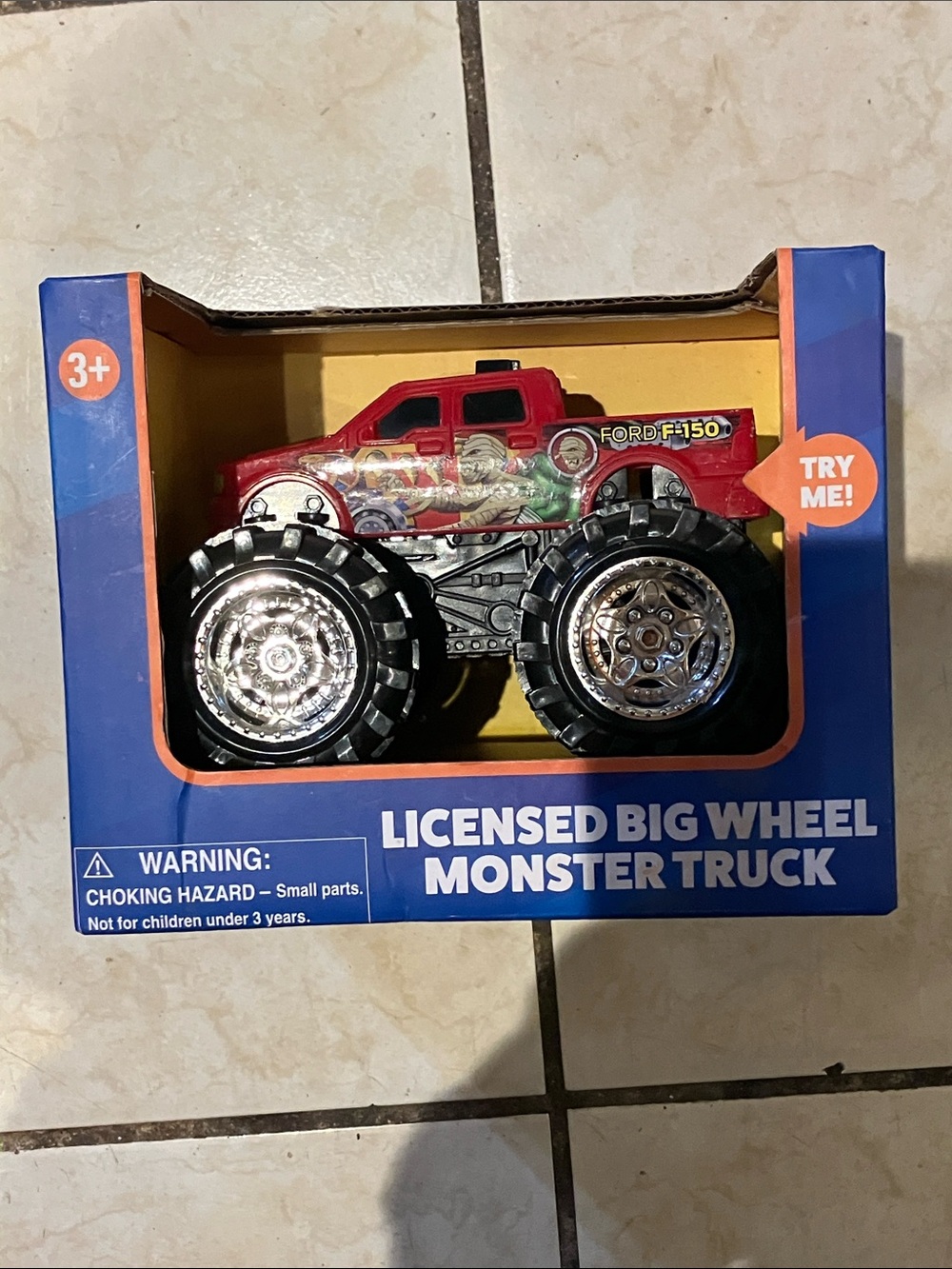 Licensed Big-F-150 Big Wheel Monster Truck Battery Operated Toy